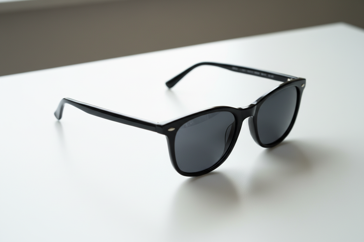 Unisex Black Classic Sunglasses
